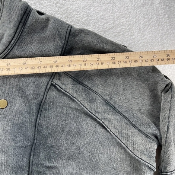 We the Free People Jacket Women XS/S Breakfast Club Moto Bomber Military Grunge - Picture 4 of 13